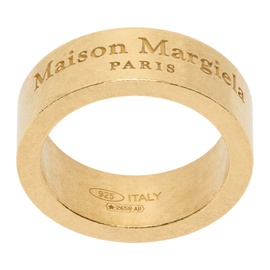메종마르지엘라 Maison Margiela Gold Logo Ring 232168F024004