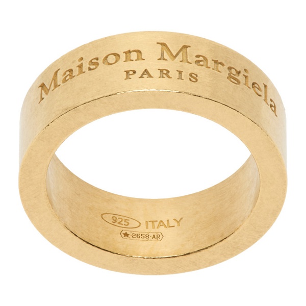 메종마르지엘라 메종마르지엘라 Maison Margiela Gold Logo Ring 232168F024004
