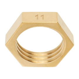 메종마르지엘라 Maison Margiela Gold Nut Thin Ring 232168F024015