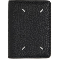 메종마르지엘라 Maison Margiela Black Four Stitches Pocket Wallet 232168F040008