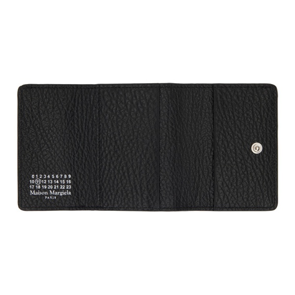 메종마르지엘라 메종마르지엘라 Maison Margiela Black Four Stitches Pocket Wallet 232168F040008