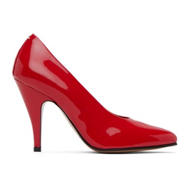 메종마르지엘라 Maison Margiela Red Tabi Patent Heels 232168F122016