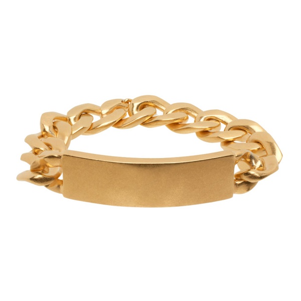 메종마르지엘라 메종마르지엘라 Maison Margiela Gold Curb Bracelet 232168M142000