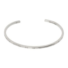 메종마르지엘라 Maison Margiela Silver Numerical Cuff Bracelet 232168M142016