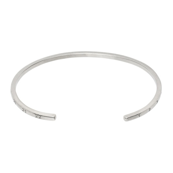 메종마르지엘라 메종마르지엘라 Maison Margiela Silver Numerical Cuff Bracelet 232168M142016