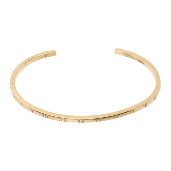 메종마르지엘라 메종마르지엘라 Maison Margiela Gold Numerical Cuff Bracelet 232168M142017