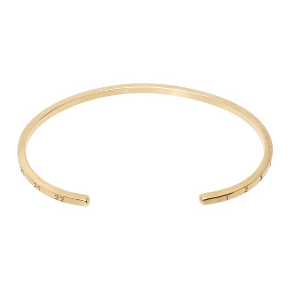 메종마르지엘라 메종마르지엘라 Maison Margiela Gold Numerical Cuff Bracelet 232168M142017