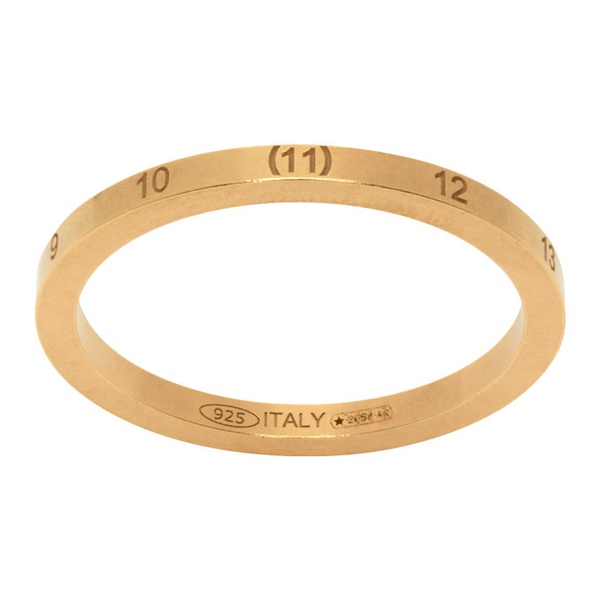 메종마르지엘라 메종마르지엘라 Maison Margiela Gold Numerical Ring 232168M147019