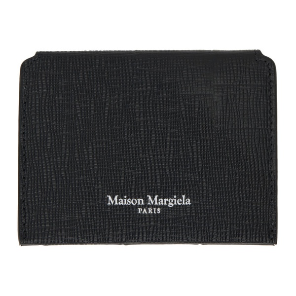 메종마르지엘라 메종마르지엘라 Maison Margiela Black Embossed Card Holder 232168M163029