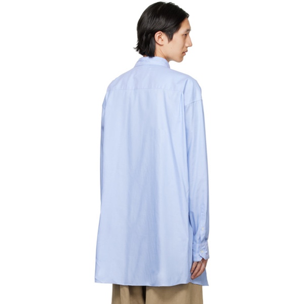 메종마르지엘라 메종마르지엘라 Maison Margiela Blue Buttoned Shirt 232168M192013
