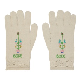 보디 Bode 오프화이트 Off-White Beaded Gloves 232169F012000