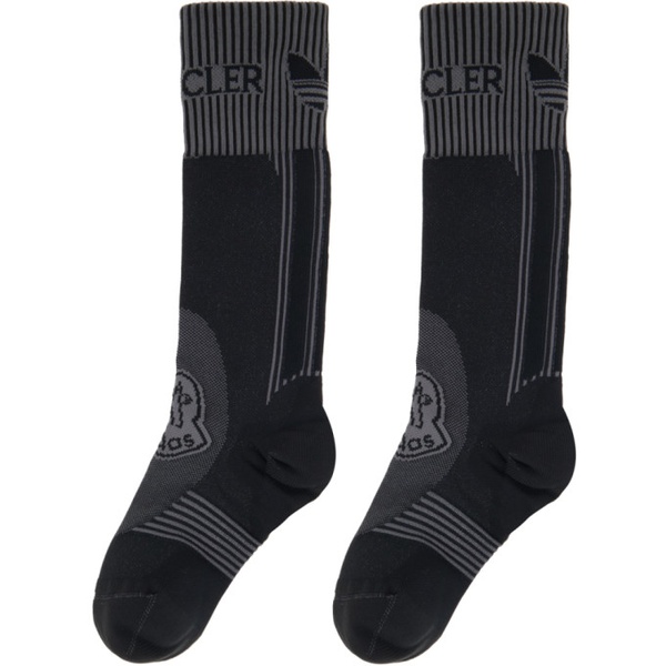 아디다스 몽클레어 Moncler Genius Moncler x 아디다스 오리지널 adidas Originals Black Socks 232171F076001