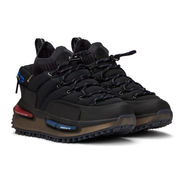 아디다스 몽클레어 Moncler Genius Moncler x 아디다스 오리지널 adidas Originals Black NMD Sneakers 232171F128002