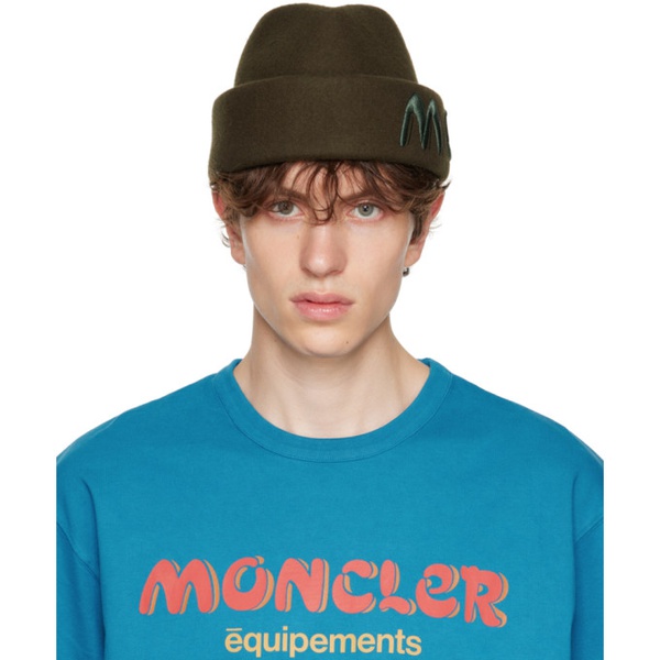 몽클레어 몽클레어 Moncler Genius Moncler x Salehe Bembury Green Embroidered Hat 232171M140007