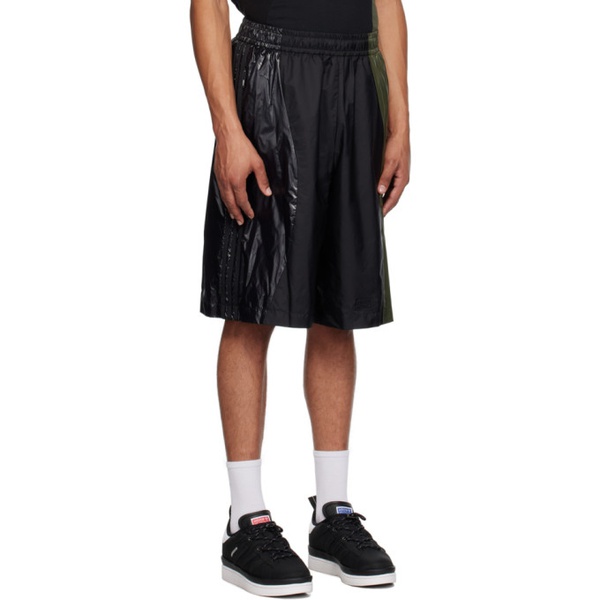 아디다스 몽클레어 Moncler Genius Moncler x 아디다스 오리지널 adidas Originals Black & Khaki Shorts 232171M193000