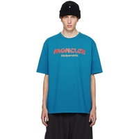 몽클레어 Moncler Genius Moncler x Salehe Bembury Blue Printed T-Shirt 232171M213010