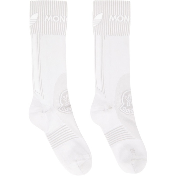 아디다스 몽클레어 Moncler Genius Moncler x 아디다스 오리지널 adidas Originals White Socks 232171M220000