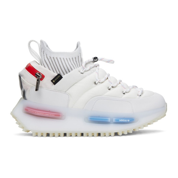 아디다스 몽클레어 Moncler Genius Moncler x 아디다스 오리지널 adidas Originals White NMD Sneakers 232171M236003