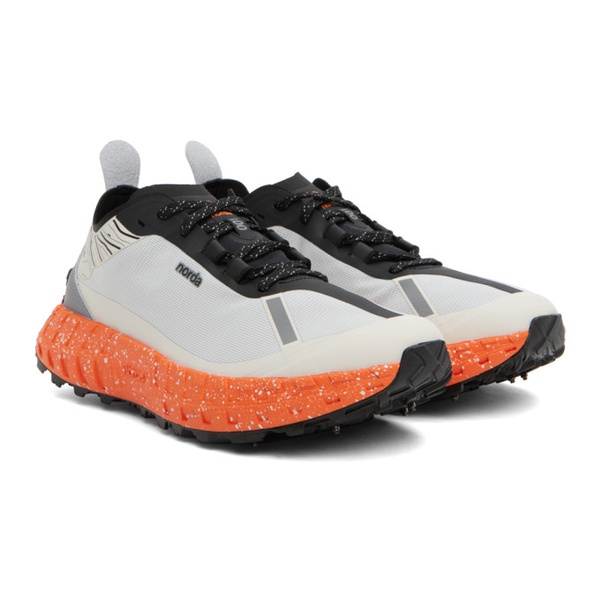  Gray & Orange 노다 norda 001 G+ Spike Sneakers 232172M237008