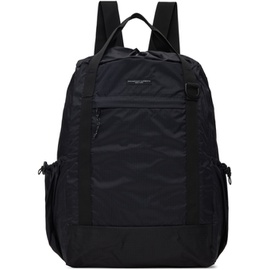 엔지니어드가먼츠 Engineered Garments Black Ripstop Backpack 232175M166001