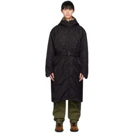 엔지니어드가먼츠 Engineered Garments Black Storm Coat 232175M176004