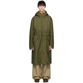 엔지니어드가먼츠 Engineered Garments Green Storm Coat 232175M176005