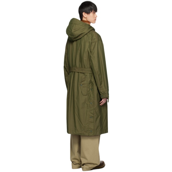  엔지니어드가먼츠 Engineered Garments Green Storm Coat 232175M176005