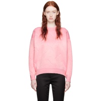 알렉산더 왕 Alexander Wang Pink Embossed Sweater 232187F098006