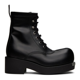 MM6 메종 마르지엘라 MM6 메종마르지엘라 Maison Margiela Black Patent Leather Ankle Boots 232188F113018