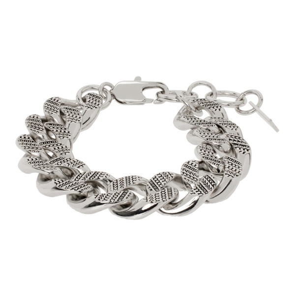 마크제이콥스 마크 제이콥스 Marc Jacobs Silver Monogram Chain Link Bracelet 232190F020012