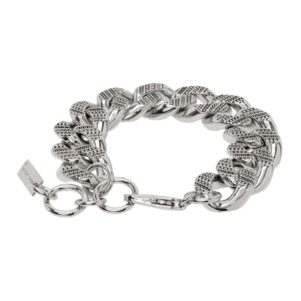 마크제이콥스 마크 제이콥스 Marc Jacobs Silver Monogram Chain Link Bracelet 232190F020012