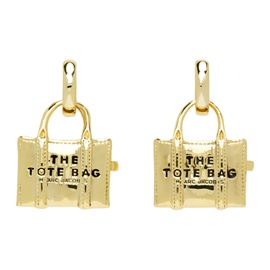 마크 제이콥스 Marc Jacobs Gold The Tote Bag Earrings 232190F022003