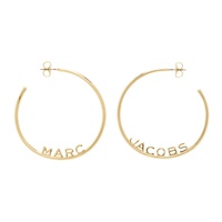 마크 제이콥스 Marc Jacobs Gold The Monogram Hoops DTM Earrings 232190F022009