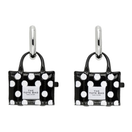 마크 제이콥스 Marc Jacobs Black Polka Dot Tote Earrings 232190F022021