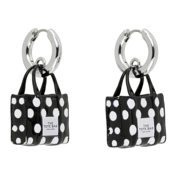 마크제이콥스 마크 제이콥스 Marc Jacobs Black Polka Dot Tote Earrings 232190F022021