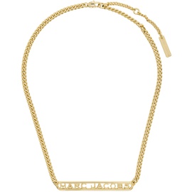 마크 제이콥스 Marc Jacobs Gold The Monogram Chain Necklace 232190F023004