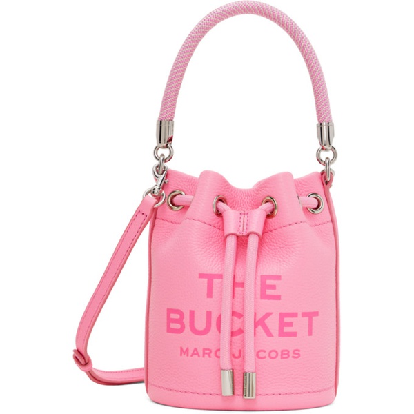 마크제이콥스 마크 제이콥스 Marc Jacobs Pink The Leather Mini Bucket Bag 232190F048152