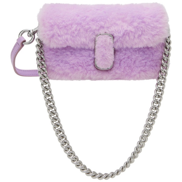 마크제이콥스 마크 제이콥스 Marc Jacobs Purple The Mini Faux-Fur Bag 232190F048179