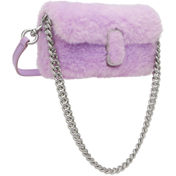 마크제이콥스 마크 제이콥스 Marc Jacobs Purple The Mini Faux-Fur Bag 232190F048179