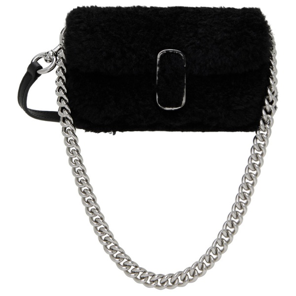 마크제이콥스 마크 제이콥스 Marc Jacobs Black The Mini Faux-Fur Bag 232190F048180