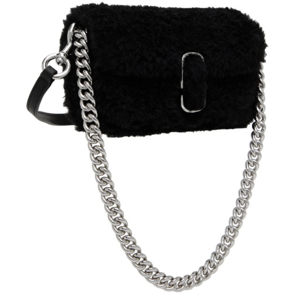 마크제이콥스 마크 제이콥스 Marc Jacobs Black The Mini Faux-Fur Bag 232190F048180