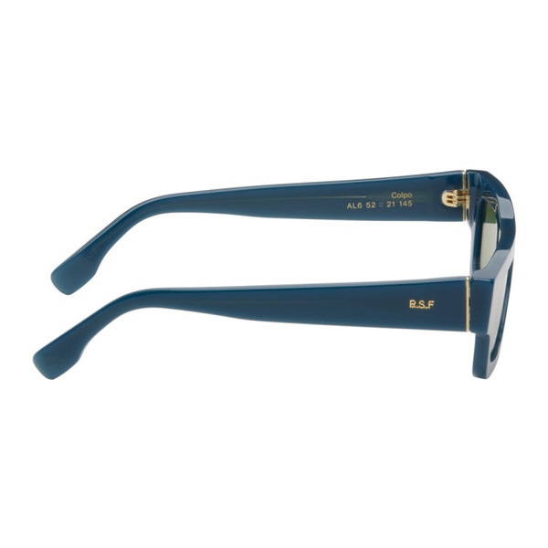  레트로슈퍼퓨쳐 R에트로 ETROSUPERFUTURE SSENSE Exclusive Blue Colpo Sunglasses 232191M134107