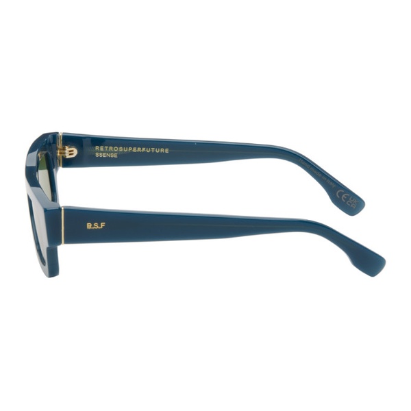  레트로슈퍼퓨쳐 R에트로 ETROSUPERFUTURE SSENSE Exclusive Blue Colpo Sunglasses 232191M134107