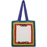 카사블랑카 Casablanca Multicolor Crochet Tote 232195M172000
