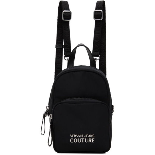 베르사체 베르사체 진 꾸뛰르 베르사체 Versace Jeans Couture Black Sporty Backpack 232202F042001