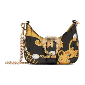 베르사체 진 꾸뛰르 베르사체 Versace Jeans Couture Black & Gold Chain Couture Bag 232202F048088