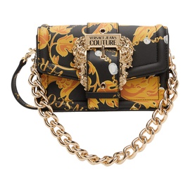 베르사체 진 꾸뛰르 베르사체 Versace Jeans Couture Black & Gold Chain Couture Bag 232202F048115