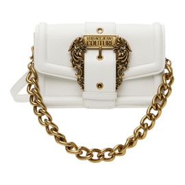 베르사체 진 꾸뛰르 베르사체 Versace Jeans Couture White Curb Chain Bag 232202F048117