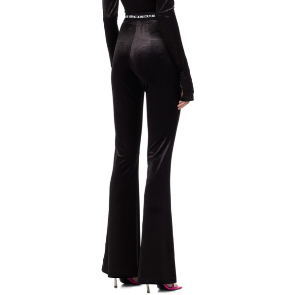 베르사체 베르사체 진 꾸뛰르 베르사체 Versace Jeans Couture Black Flared Leggings 232202F085013