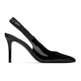 베르사체 진 꾸뛰르 베르사체 Versace Jeans Couture Black Scarlett Slingback Heels 232202F122011